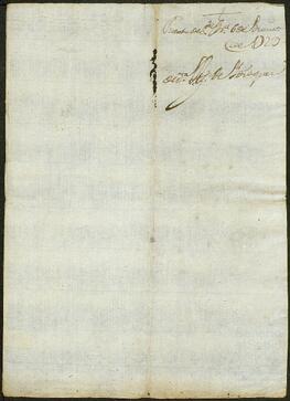 Carta de Agustín de Idiáquez Borja dirigida a Pedro Antonio de Jáuregui.