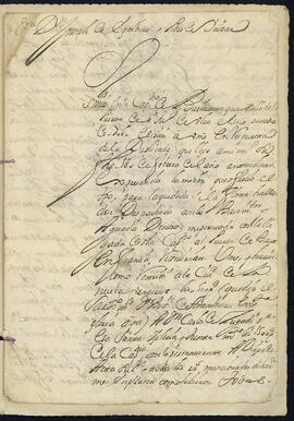 Carta de Juan de Aramburu a José de Egorburu y a Pedro de Yrízar Zandátegui.