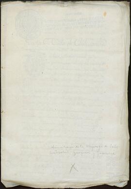 Poder otorgado por Juan José Clímaco de la Vega Sotomayor Lasa en favor de José Antonio de Ubillos.