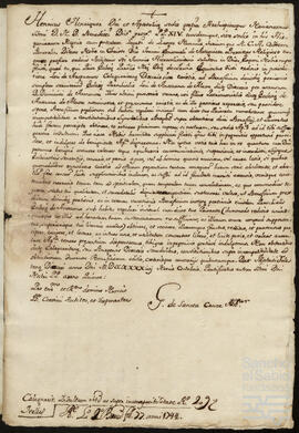 Cartas de Pedro de Mendívil Lazcano a su sobrino José Francisco de Mendívil.