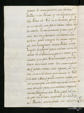 Correspondencia por la administración de la testamentaría de Francisco de Berrio Marzana.