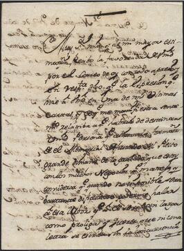 Cartas de Francisco Antonio de Antoñana a María Nicolasa de Alduncín.