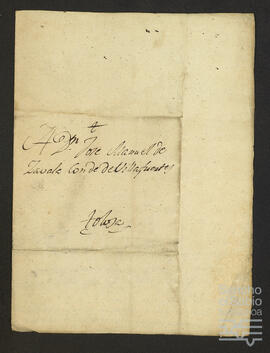 Carta de José Vicente Campos a Manuel José de Zavala Acedo.