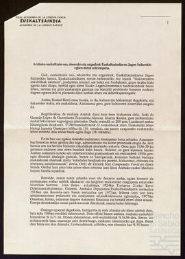 Correspondencia entre José Miguel de Azaola Urigüen y Henrike Knörr.
