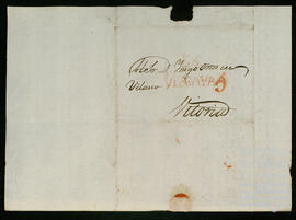 Correspondencia sobre la administración de los bienes de Bilbao.