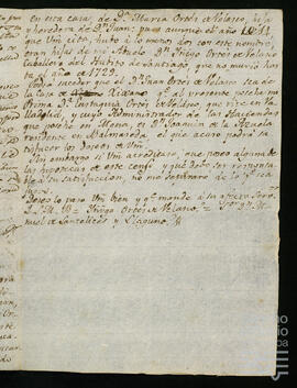 Correspondencia entre Manuel de Santelices Llaguno e Íñigo Ortés de Velasco Alfona de Salcedo.