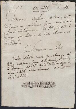 Pleito litigado entre los dueños del palacio de Alduncín y las villas de Goizueta y Mendívil.