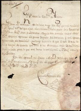 Cartas de Claudio Gómez de la Vega dirigidas a María Concepción de Alcíbar.