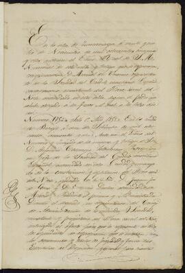 Expropiación de terrenos a Joaquín de Yrízar Moya para la construcción de la línea del ferrocarril que atraviesa la jurisdicción de Gabiria.