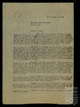 Correspondencia entre José Miguel de Azaola Urigüen y Pedro de Ibarra Mac-Mahon.