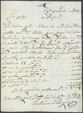 Cartas de José Ramón de Mayora dirigidas a Dolores de Mújica.