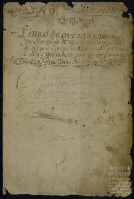 Libro de cuentas de Santiago Garro Garro.