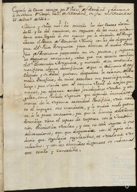 Cartas de Pedro de Mendívil Lazcano a su sobrino José Francisco de Mendívil.