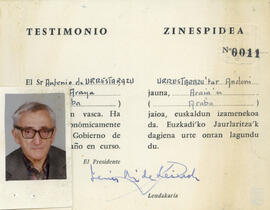 Testimonio Zinespidea