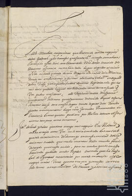 Carta de Pedro de Gamboa a Gaspar Vélez de Marzana Orozqueta.