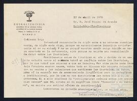 Correspondencia entre José Miguel de Azaola Urigüen, José Antonio Montiano y José Luis de Lizundia.