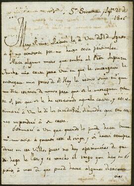 Cartas entre Nicolás de Aréizaga y María Ana de Jaureguiondo.