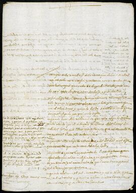 Carta de Andrés [Martínez] de Inurrigarro dirigida a un destinatario desconocido.