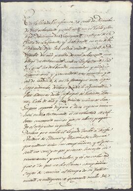 Codicilo de Dominica de Lizargárate Zugasti.