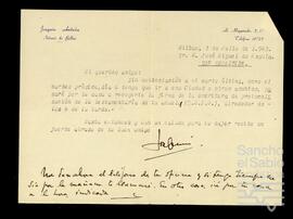 Cartas dirigidas a José Miguel de Azaola Urigüen relacionadas con la testamentaría de Josefa de Ondarza Acha y la transmisión de sus bienes.