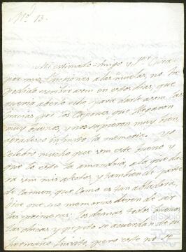 Carta de Ángeles Montoya dirigida a un destinatario desconocido.