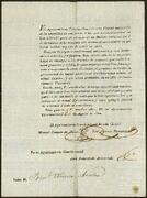 Oficios del Ayuntamiento de San Sebastián dirigidos a Francisco Javier de Arcelus.