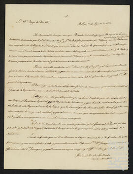 Cartas de Romualdo Landecho y de Martín de León de Jáuregui a Diego de Arriola Esquíbel.