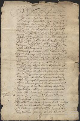 Carta de imposición de censo otorgada por Christóbal Alonso de Salazar en favor del Monasterio de Nuestra Señora del Espino.