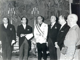 Visita de la Junta de Gobierno de la Caja a Franco. N. CV-CP-S2/SS.3.3-005
