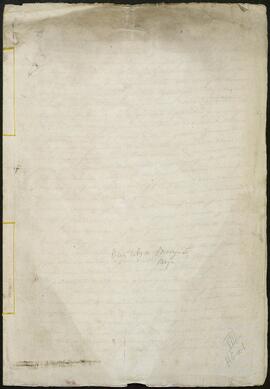 Apunte relativo a la imposición de un censo otorgada por Joaquín Ignacio de Moya y Micaela Jerónima de Jáuregui Oruesagasti en favor de Gabriel de Capelastegui.