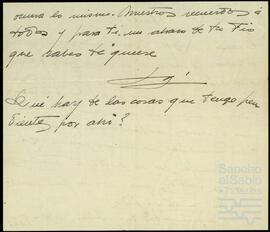 Correspondencia entre Joaquín de Azaola Ondarza y José Miguel de Azaola Urigüen.