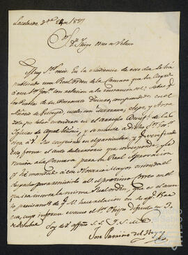 Correspondencia para que no afecte el plan beneficial del Señorío de Vizvaya a los patronatos de Axpe, Marzana y Arrázola.