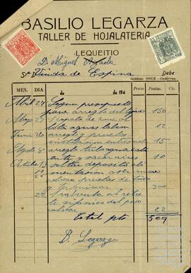 Correspondencia relacionada con la sociedad Alvamar S.A.