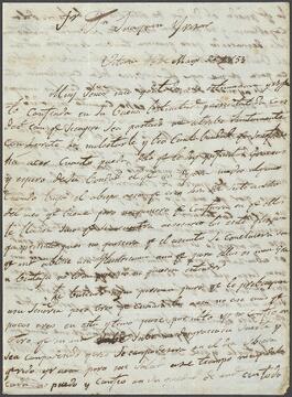 Cartas entre Rita de Barrutia y Joaquín de Yrízar.