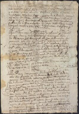 Ajustamiento de las cuentas entre Juan Domingo de Larreta y Lorenzo de Goizueta.