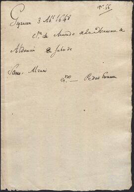 Arrendamiento de las ferrerías de Alduncín otorgado por Martín de Alduncín en favor de Domingo de Alduncín.