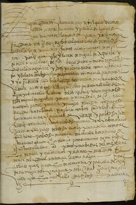 Carta de pago otorgada por Pedro de Armentia y Pascala de Aguirre en favor de Juan Díaz de Gobeo.