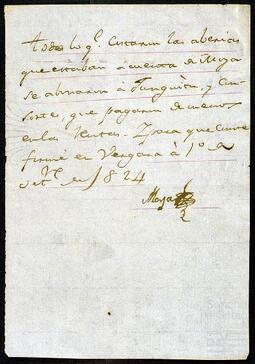 Notas de Joaquín de Yrízar Moya sobre un pleito por obras en la ferrería de Ipinarriaga.