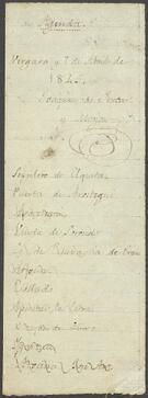Agenda de Joaquín de Yrízar Moya.