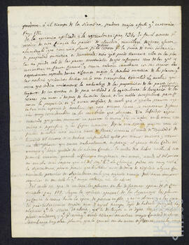 Cartas de Ignacio de Zavala Salazar a su primo y suegro Íñigo Ortés de Velasco Esquíbel.