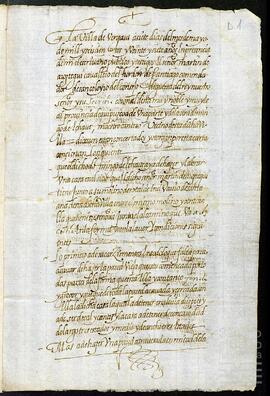 Contrato para la construcción de una casa perteneciente a Martín de Aróstegui.
