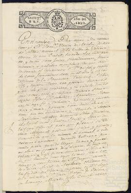 Consulta acerca de un poder dado para testar por Francisco Javier de Arcelus Urbistondo y por sus disposiciones testamentarias.