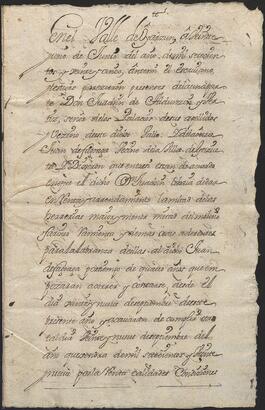 Arrendamiento de la mitad de las ferrerías y palacio de Alduncín otorgado por Joaquín Ignacio de Alduncín en favor de Juan de Fagoaga.