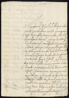 Carta de Luis de Polanco a Domingo Pérez de Yrízar Cataráin.