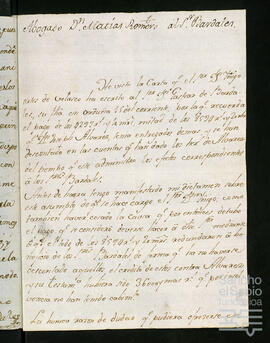 Correspondencia entre Íñigo Ortés de Velasco Salcedo y su primo Gaspar de Bardales Escobar.
