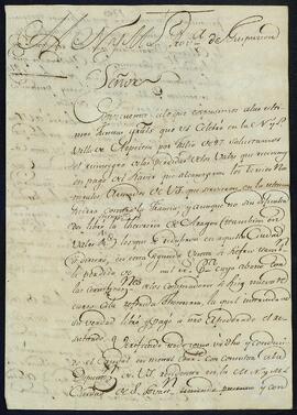 Carta para la provincia de Guipúzcoa acerca del pago a los tercios naturales armados de ella.