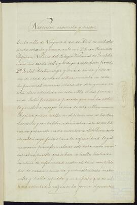 Testamento de Isabel Astaburuaga Oria.