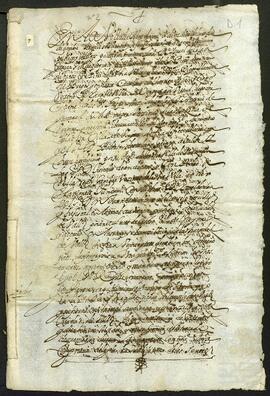 Contrato matrimonial de Juan de Andícano Celaa y Francisca Ignacia de Loyola Irazábal.