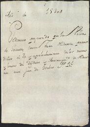 Petición realizada por los jurados del consejo de la villa de Goizueta a la Corte de Pamplona por la pretensión de Juan de Alduncín.
