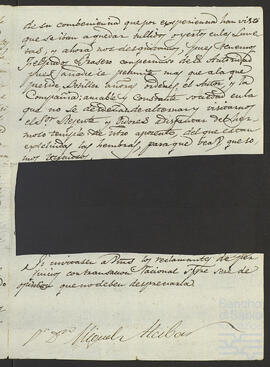 Cartas de Juan Toranzo, Faustino González Arias, Manuel Bernardo de Larrondobuno, Antonio de Querejeta y Luis Arocena a Miguel María de Alcibar- Jáuregui Michelena.